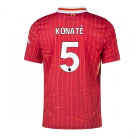 Pánské fotbalový oblečení Liverpool Ibrahima Konate #5 Domácí košile 2024-25 Krátkým Rukávem